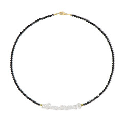 White Quartz Silver Necklace