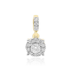 9K SI1 (G) Diamond Gold Pendant