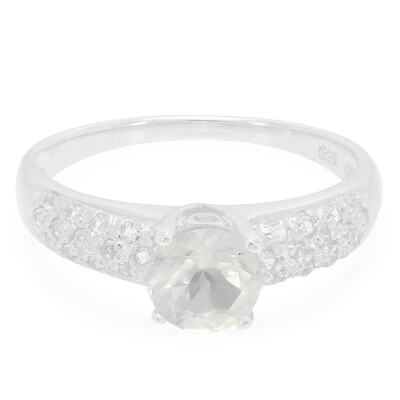 Ice Moon Quartz Silver Ring