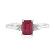 Bemainty Ruby Silver Ring