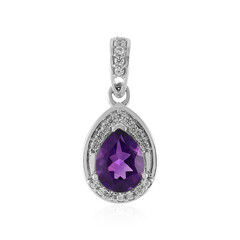 Uruguayan Amethyst Silver Pendant