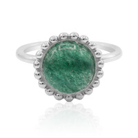 Aventurine Silver Ring