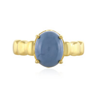 Blue Opal Silver Ring