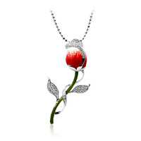 Zircon Silver Necklace (Dallas Prince Designs)