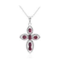 Malaya Garnet Silver Necklace