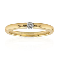 18K SI2 (H) Diamond Gold Ring