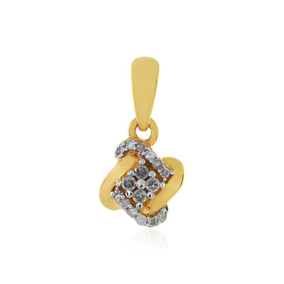I1 (I) Diamond Silver Pendant