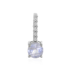 Rainbow Moonstone Silver Pendant
