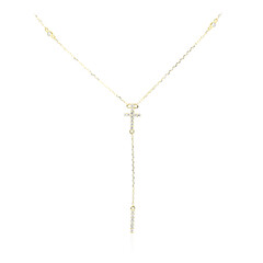 18K SI2 (H) Diamond Gold Necklace (CIRARI)