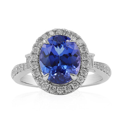 18K AAA Tanzanite Gold Ring (CIRARI)