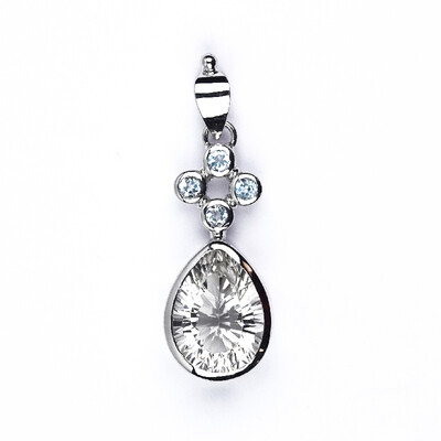 Prince Quartz Silver Pendant