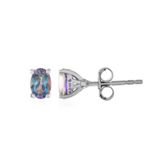 Mystic Topaz Silver Earrings