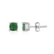 Green apatite Silver Earrings