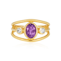 Uruguayan Amethyst Silver Ring