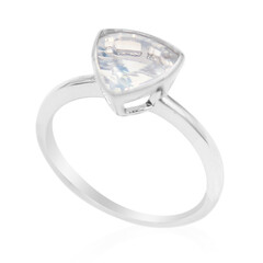 Blue Moon Quartz Silver Ring