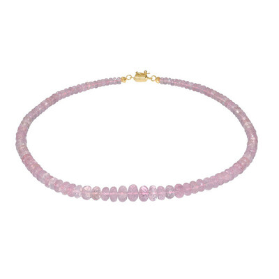 14K AAA Morganite Gold Necklace (AMAYANI)