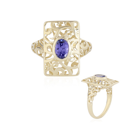 9K AAA Tanzanite Gold Ring (Ornaments by de Melo)