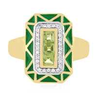 Peridot Silver Ring