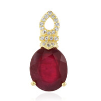 Madagascar Ruby Silver Pendant
