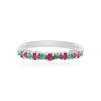 Ruby Silver Ring