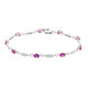 14K AAA Mozambique Ruby Gold Bracelet (CIRARI)
