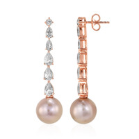 Ming Pearl Silver Earrings