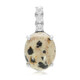 Dalmatian Jasper Silver Pendant