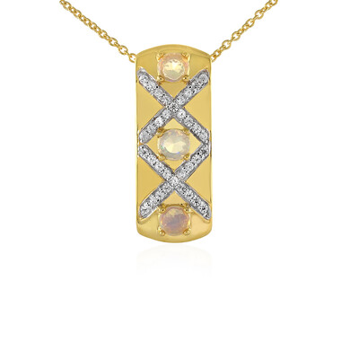 Welo Opal Silver Necklace
