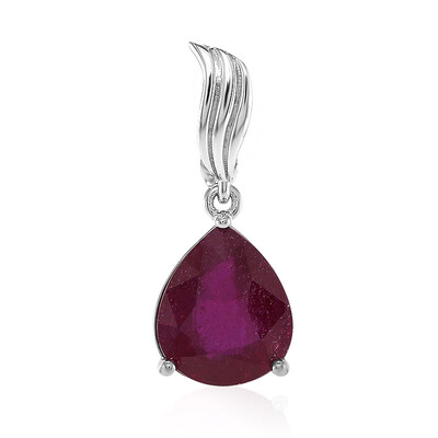 Madagascar Ruby Silver Pendant