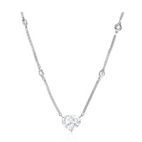 White Quartz Silver Necklace