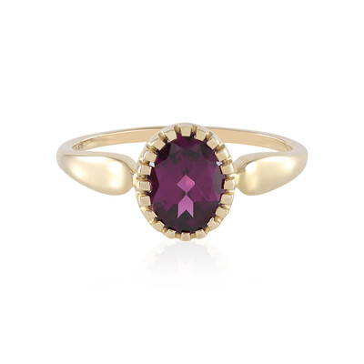 9K Magenta Garnet Gold Ring