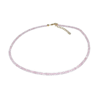 Morganite Silver Necklace