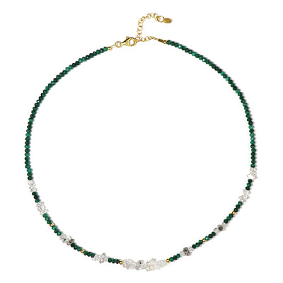 Herkimer Diamond Quartz Silver Necklace