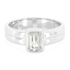 Canary Kunzite Silver Ring