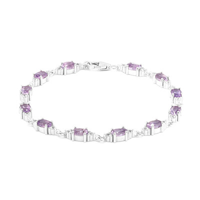 Amethyst Silver Bracelet