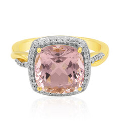 18K AAA Brazilian Morganite Gold Ring (AMAYANI)