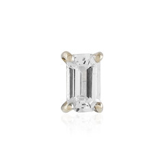 9K White Sapphire Gold Earrings (Adela Gold)
