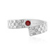 Tanzanian Ruby Silver Ring (de Melo)