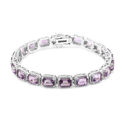 Amethyst Silver Bracelet
