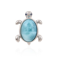 Larimar Silver Pendant