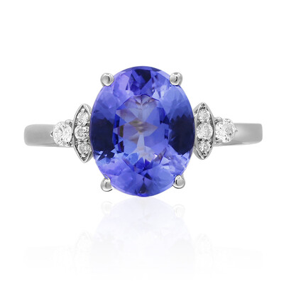 14K Unheated Tanzanite Gold Ring (CIRARI)