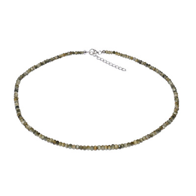 Chrysoberyl Silver Necklace