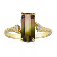 14K Congo Neon Tourmaline Gold Ring (Smithsonian)