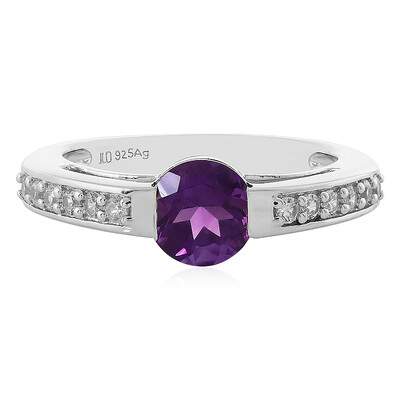 Uruguayan Amethyst Silver Ring