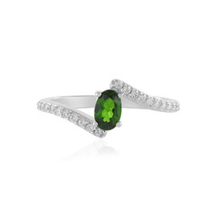 Russian Diopside Silver Ring