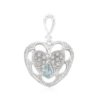 Kanchanaburi Sapphire Silver Pendant