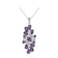 Amethyst Silver Necklace