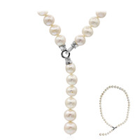 Freshwater pearl Silver Necklace (TPC)