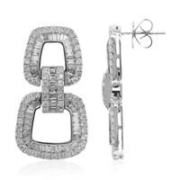 18K SI2 (H) Diamond Gold Earrings (CIRARI)