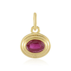 Bemainty Ruby Silver Pendant
